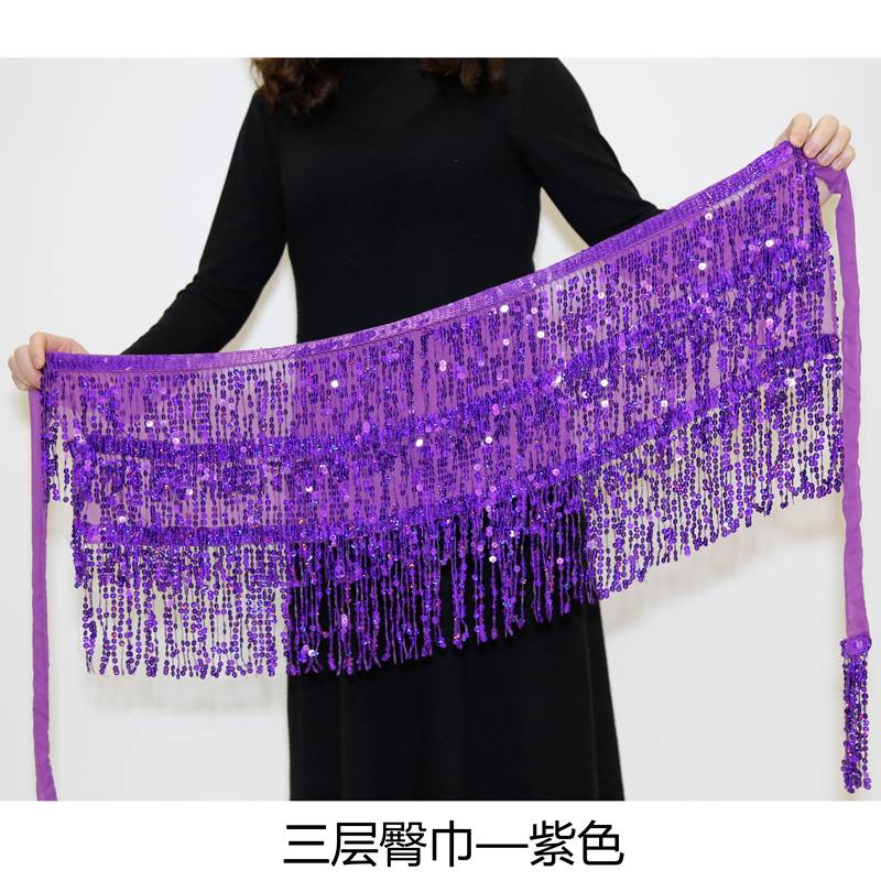 Purple tri-layered luminous spinal chain